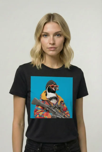 T-shirt PENGUIN (#034) – Image 2