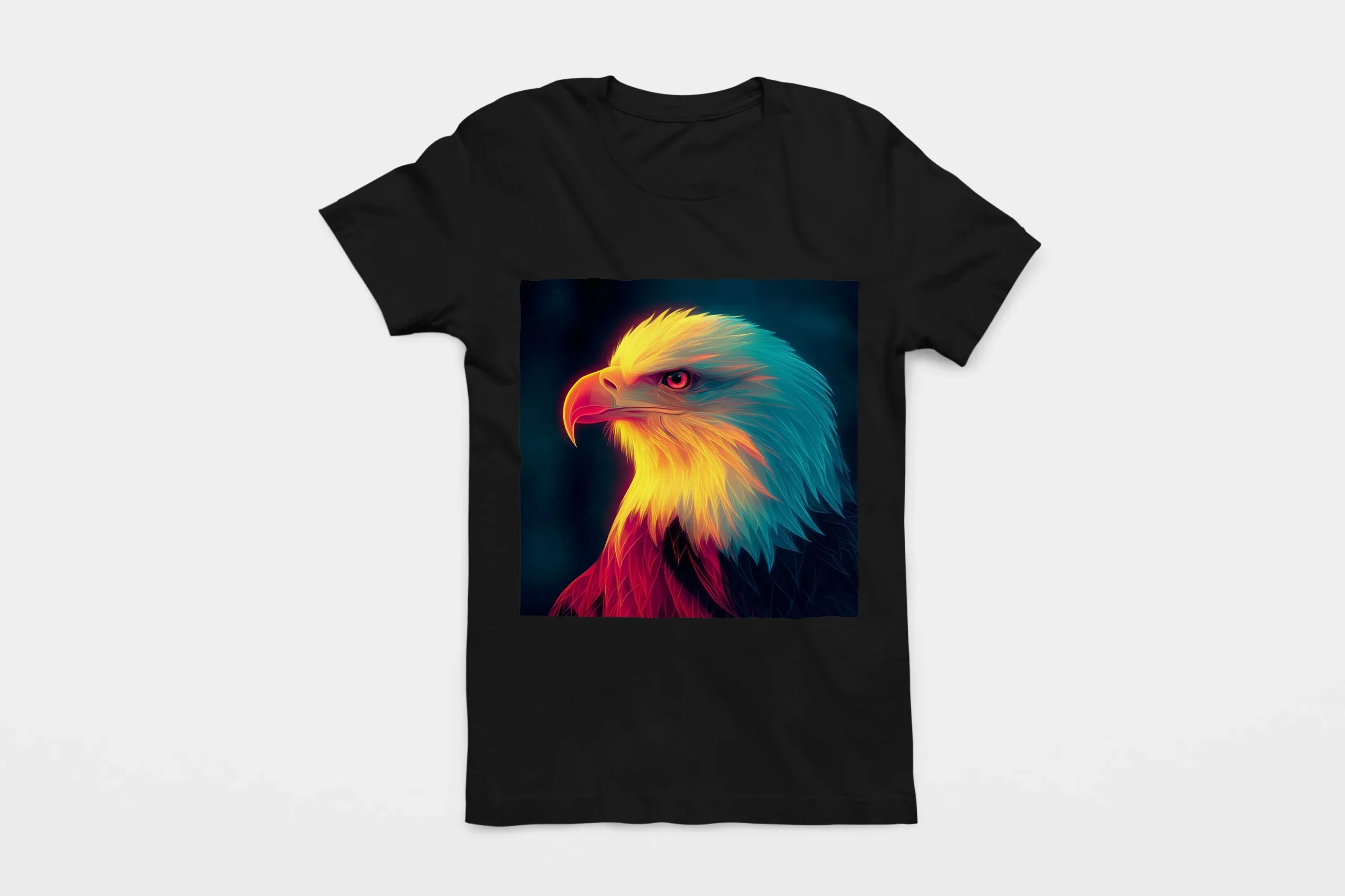 035-EAGLE-BLACK-FLAT T-shirt EAGLE (#035) – Image 1