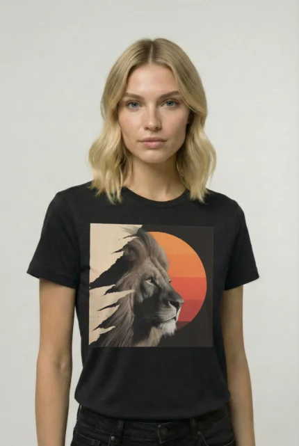T-shirt LION (#035) – Image 2