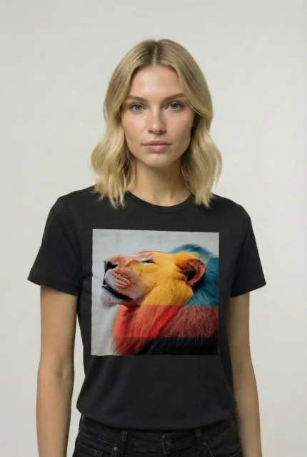 T-shirt LION (#037) – Image 2