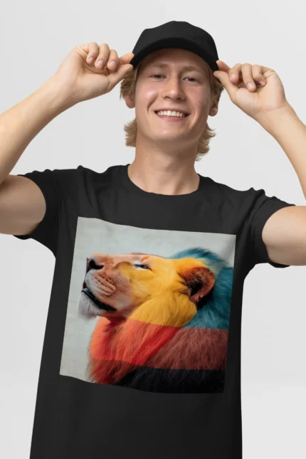 T-shirt LION (#037) – Image 4