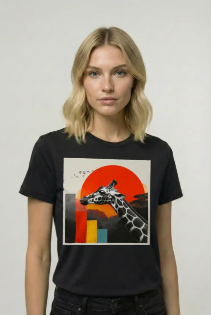 T-shirt GIRAFFE (#038) – Image 2