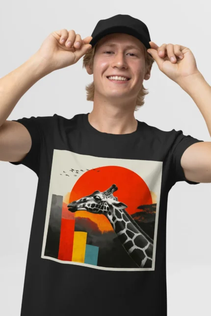 T-shirt GIRAFFE (#038) – Image 4