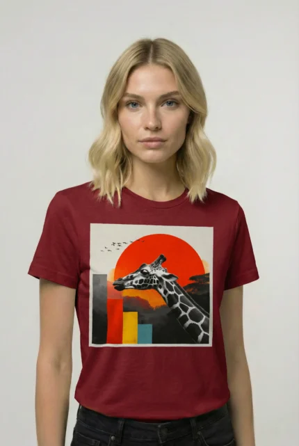 T-shirt GIRAFFE (#038) – Image 7