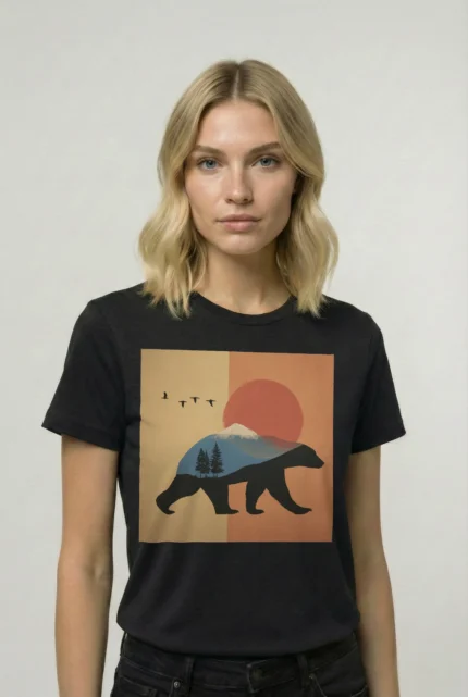 T-shirt BEAR (#043) – Image 2