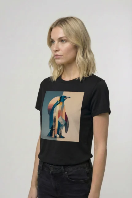 T-shirt PENGUIN (#060) – Image 3